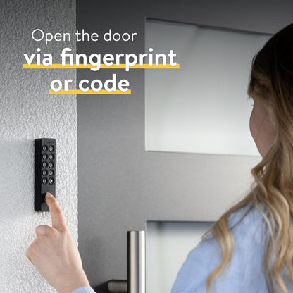 Nuki Keypad 2 Door with Code or Fingerprint Quick and Comfortable Opening Perfect Accessory for NUKI Smart Lock Bluetooth