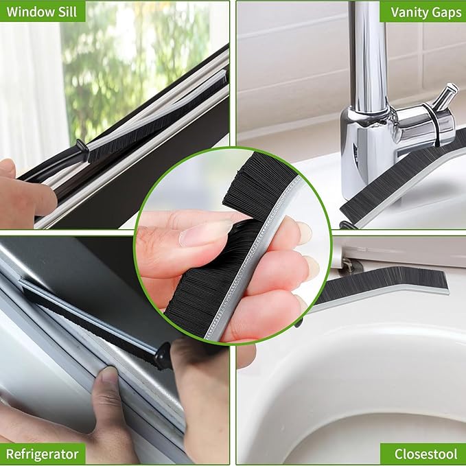 12Pcs Crevice Cleaning Brush Set, Hard Bristle Cleaning Supplies