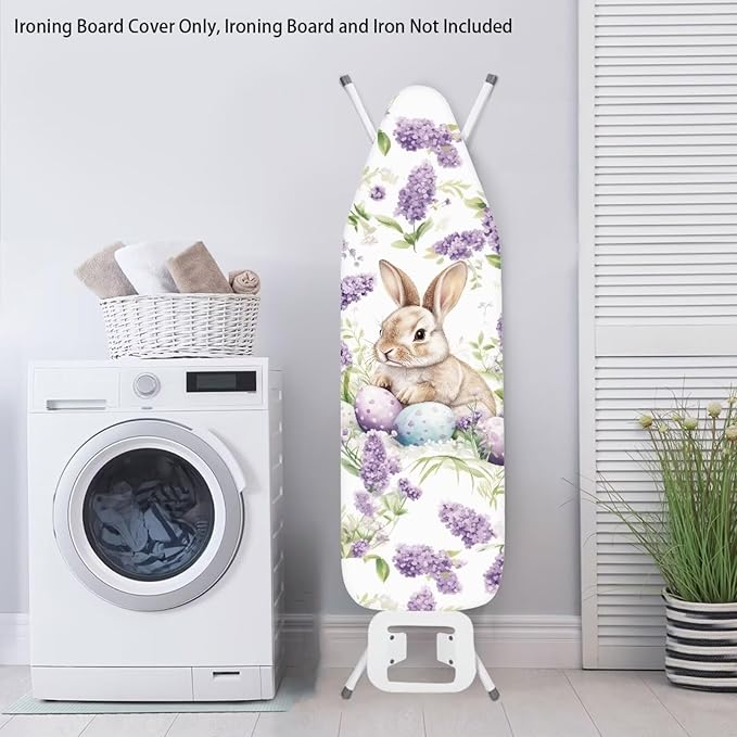 Easter Egg Bunny Lavender Iron Board Cover