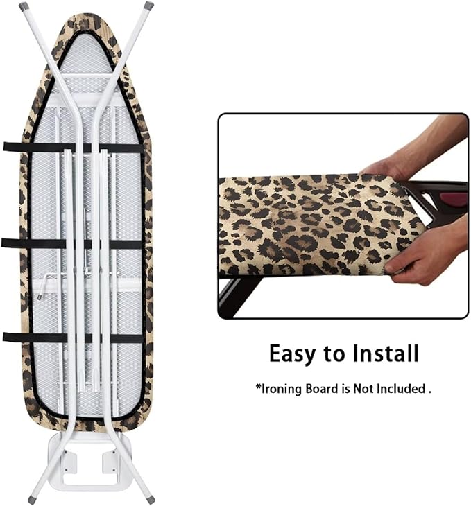 Cute Leopard Print Ironing Board Cover Stylish