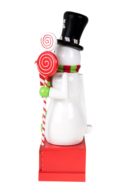 Clever Creations Wooden Christmas Advent Calendar, Countdown to Christmas, Festive Holiday Decoration, Snowman
