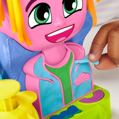 Play-Doh Hair Stylin' Salon Playset with 6 Cans, Pretend Play Toys, Ages 3+