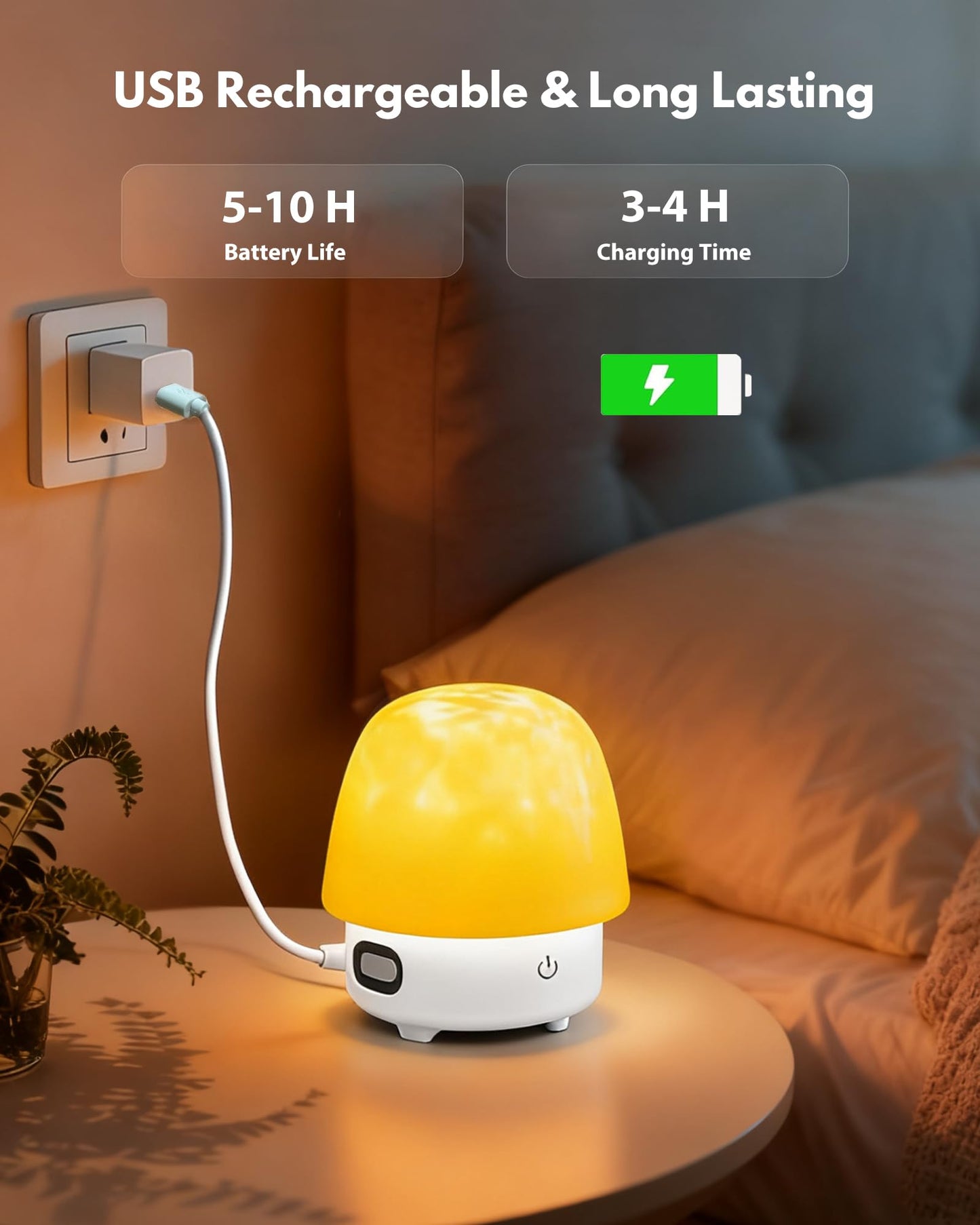 Shower Light with Bluetooth Speaker, Waterproof Shower Lamp with White Noise, 16 Colors Ocean Wave Projector Light with Remote & Touch Control, Music Lamps for Inside Shower Bathroom Bathtub