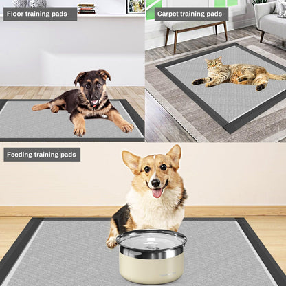 Gardner Pet Extra Large Carbon Puppy Pads 70x85cm, Super Absorbent Thicker Puppy Training Pads, Odor Control, 6 Layers of Leak-proof, Fast Drying, Suitable for Dogs, Cats, Rabbits (30 Pack)