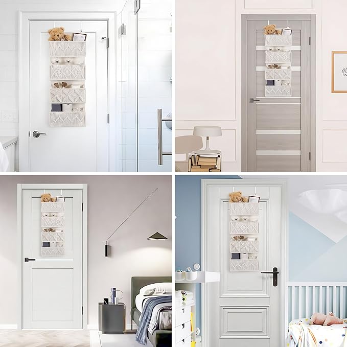 ANTIS'S HOME Nursery Over The Door Organizer Boho Decor Nursery Storage