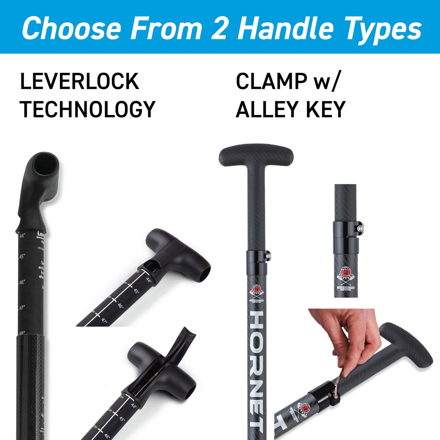 Hornet Watersports Dragon Boat Paddle - Turtle Design - Adjustable Carbon Fiber Dragon Boat Paddle - IDBF Approved - Dragon Boat Accessories (Clamp Adjustable)