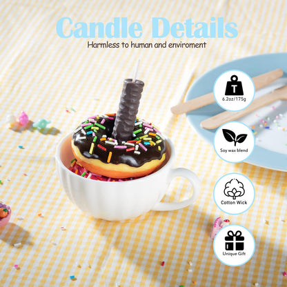 Doughnut Dessert Scented Vegetable Candle