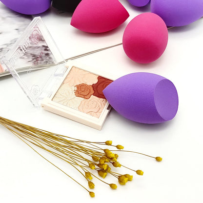 12 Pieces Professional Makeup Sponge Set,Latex Free Flawless Soft Setting Face Puffs,Multicolor Beauty Sponge Blender Cosmetic Applicator for Powder,Liquid,Facial Makeup Tools