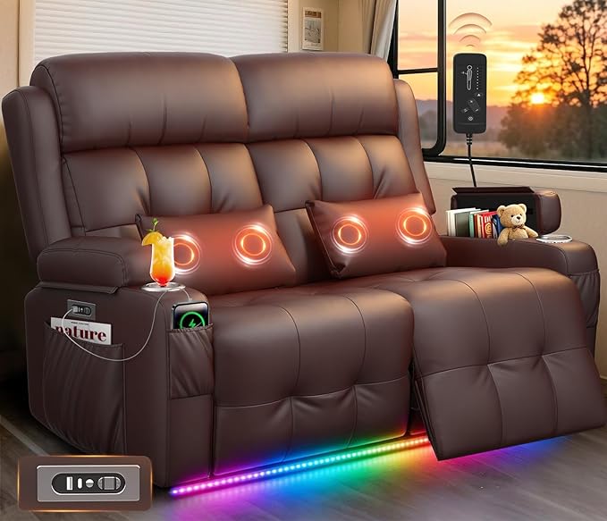 Power Loveseat Recliner Sofa