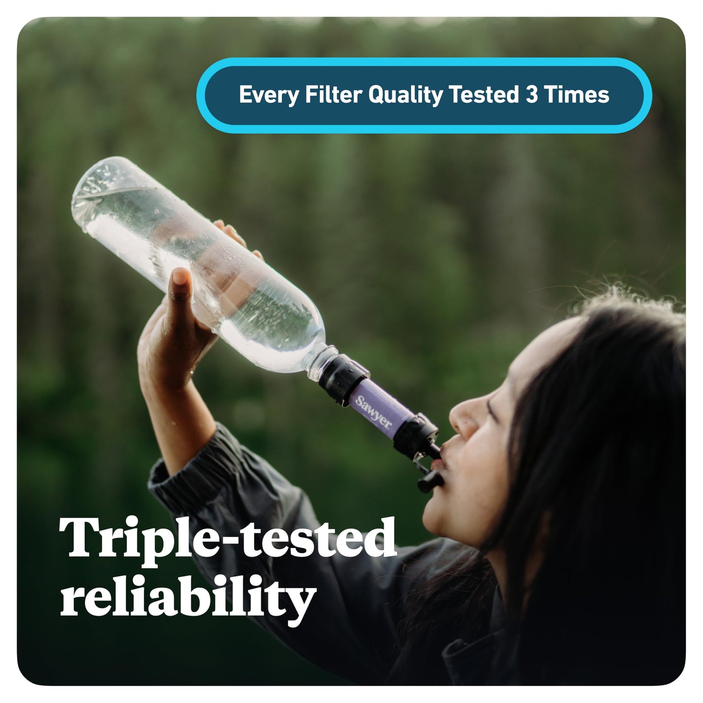 Sawyer Products SP124 MINI Water Filtration System, Gift 4-Pack, Multi-Color
