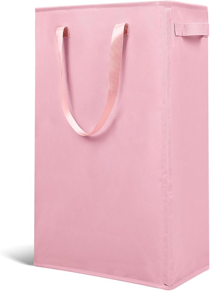 Odonata Slim Laundry Hamper Handles Collapsible Laundry Basket Thin Dirty