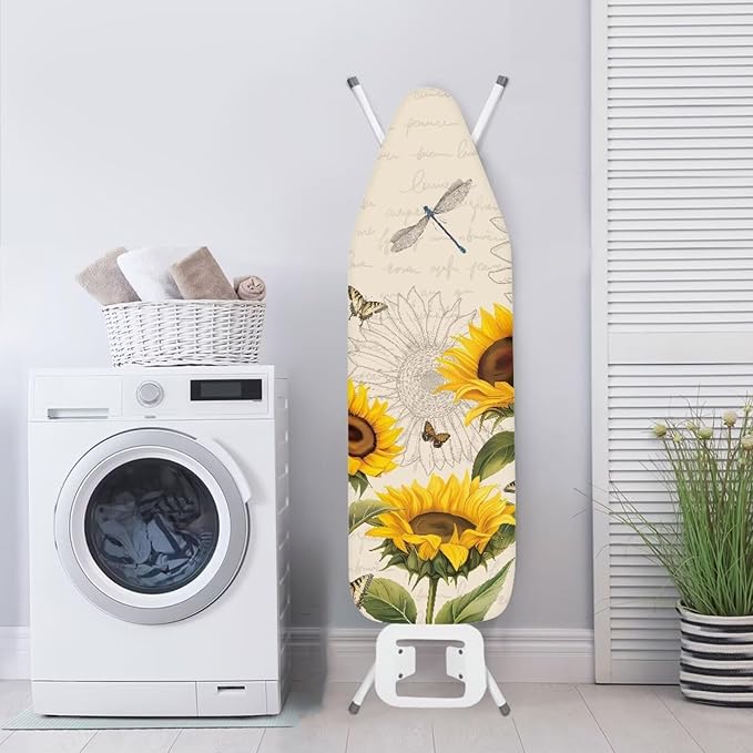 Iron Board Cover Standard Size, Sunfloral Ironing Board Cover, Floral Ironing