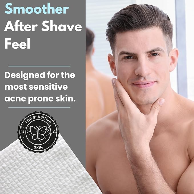 50 Pack Large Disposable Face Towels, Facial Wipes, Super Soft and Thick