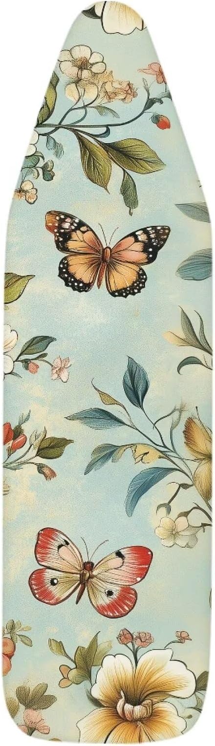 Butterfly Ironing Board Cover and Pad Standard Size Green Leaves Iron Table