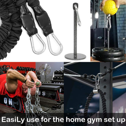 3.15 Inches Heavy Duty Stainless Steel Carabiner for Gym Equipment, EFFIET 2 Packs Spring Snap Hook Clips Spring Link Buckle for Gym Exercise, Punching Bags, Fishing, Hiking, Camping