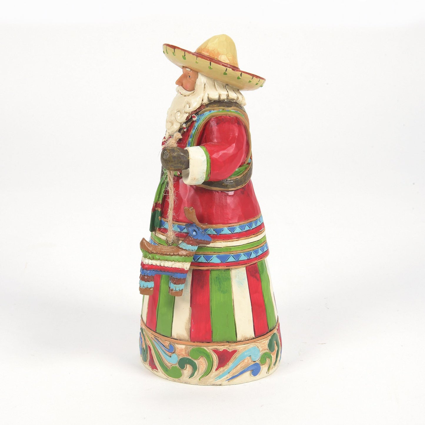 Enesco Jim Shore Heartwood Creek Christmas Around The World Mexican Santa Figurine, 7.25 Inch, Multicolor