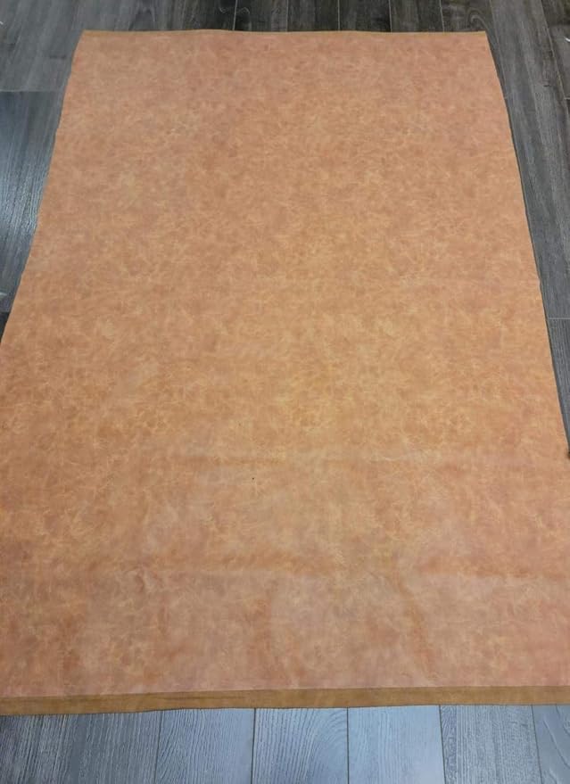 NAT Leathers | Blonde Distressed Soft Leather Upholstery Fabric | 2 yards cut