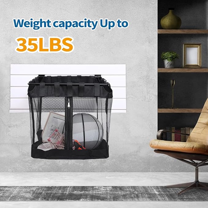 2Pcs Large Slatwall Baskets Mesh Slatwall Baskets