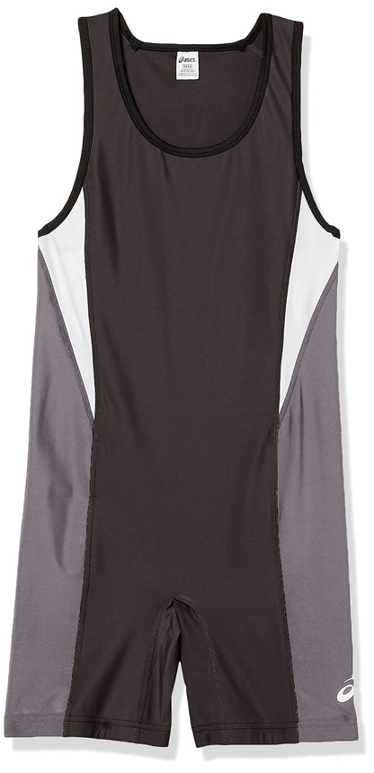 ASICS Legit Wrestling Singlet, Black/Steel Grey, X-Large