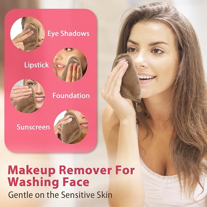 Makeup Remover Cloth, Makeup Remover Pads Microfiber Face Washcloth