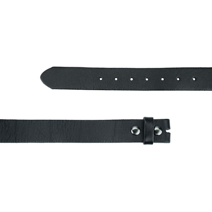 Gelante Genuine Full Grain Leather Belt Strap without Belt Buckle G2016-BK-L