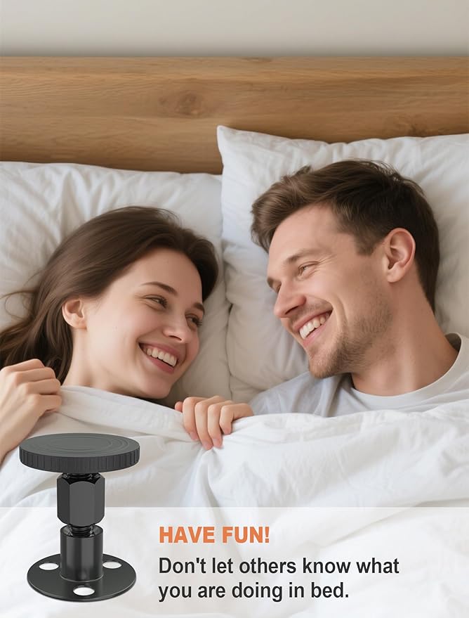 4PCS Adjustable Threaded Bed Frame Anti-Shake Tool, Upgraded Headboard stoppers