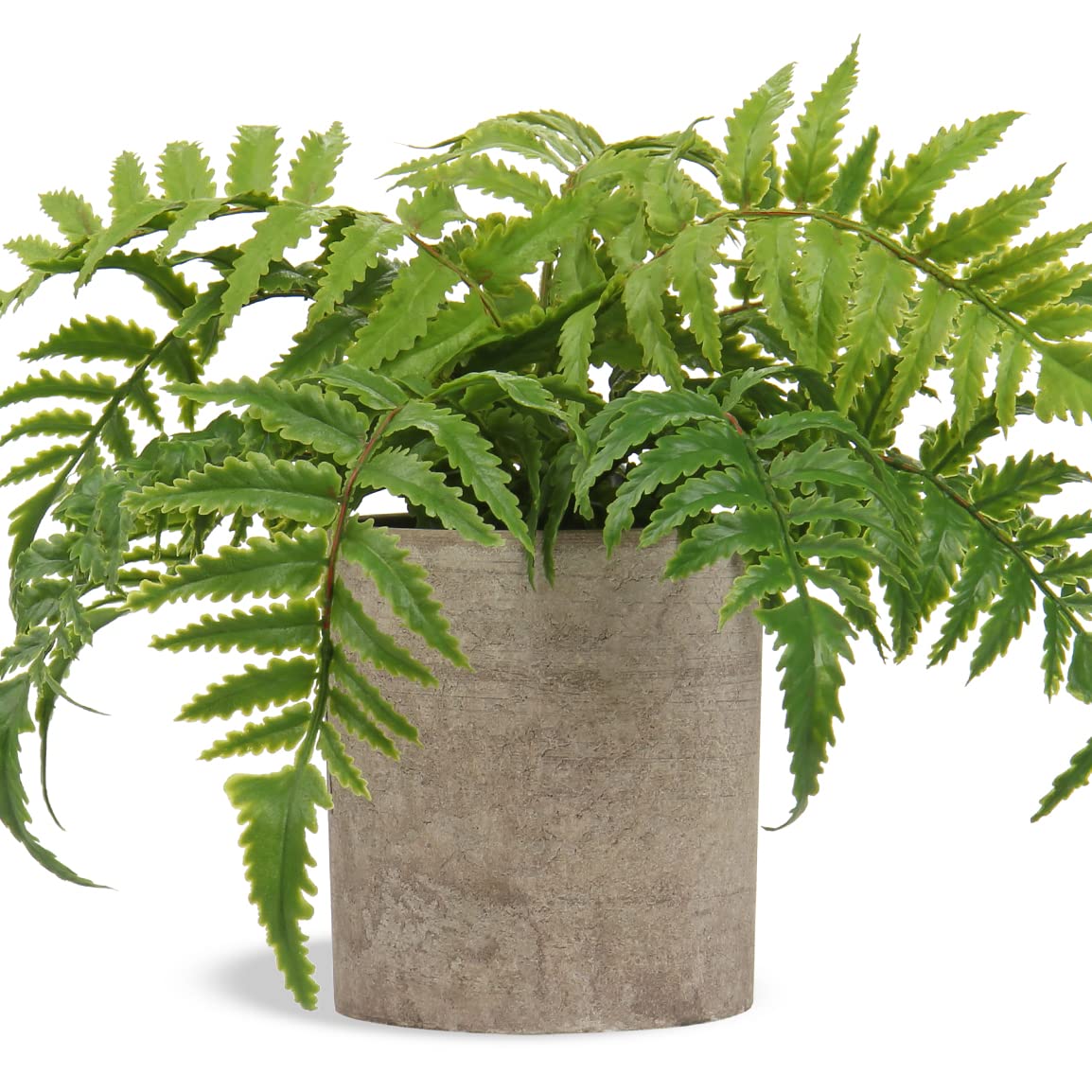 Hollyone Small Fake Plant Potted Plants Artificial Decor Silk Boston Ferns Plant Faux Plants in Pots for Home Living Room Bedroom Desk Bathroom Window Shelf Farmhouse Decoration