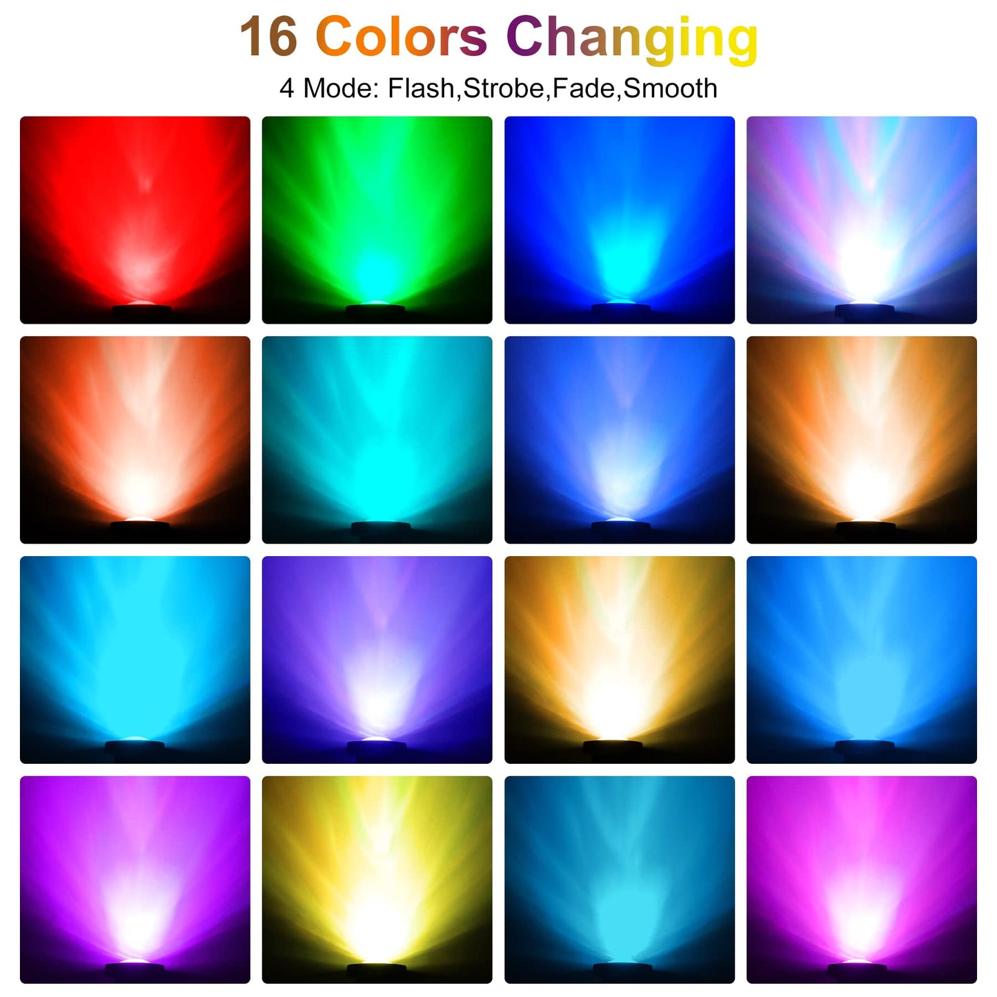 NATPOW Pond Lights Mains, Underwater Lights RGB with APP& Remote Control, Timer Aquarium Light, IP68, Multiple Scene Lighting, Submersible, for Aquarium, Garden, Yard, Pool, Fountain (6-in-1)