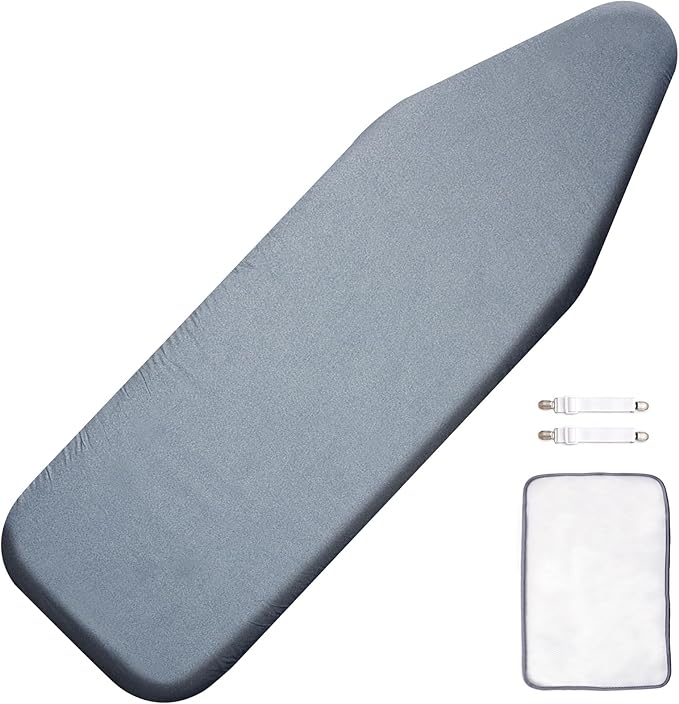 SheeChung Ironing Board Cover and Pad 15"x 49", Iron Board Cover