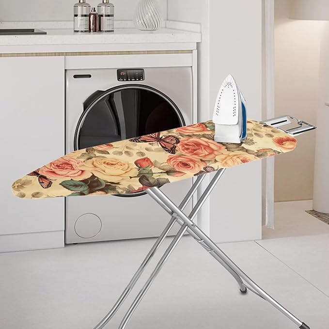 ZDCUSTOM Flower Butterfly Tabletop Ironing Board Cover Standard Ironing Board