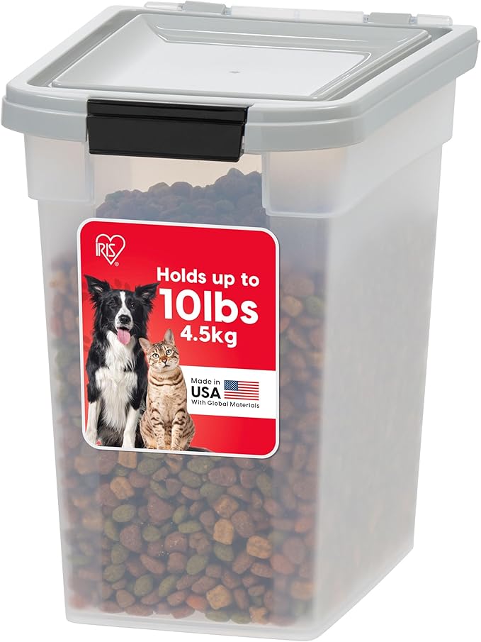 IRIS USA Airtight Dog Food Storage Container, WeatherPro,