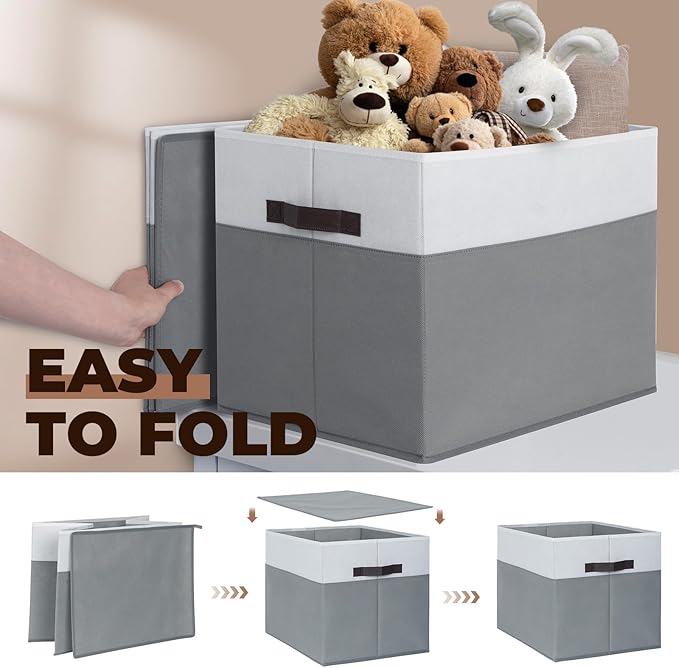 Criusia Extra Large Storage Bins 4 Pack