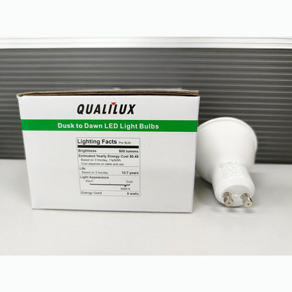 Dusk to Dawn Light Bulbs, Auto On/Off Light Sensing LED Bulbs Outdoor, Vintage Amber, Edison ST19 2-Pack, 6.5W 700LM 60W Equivalent, HQ-H027