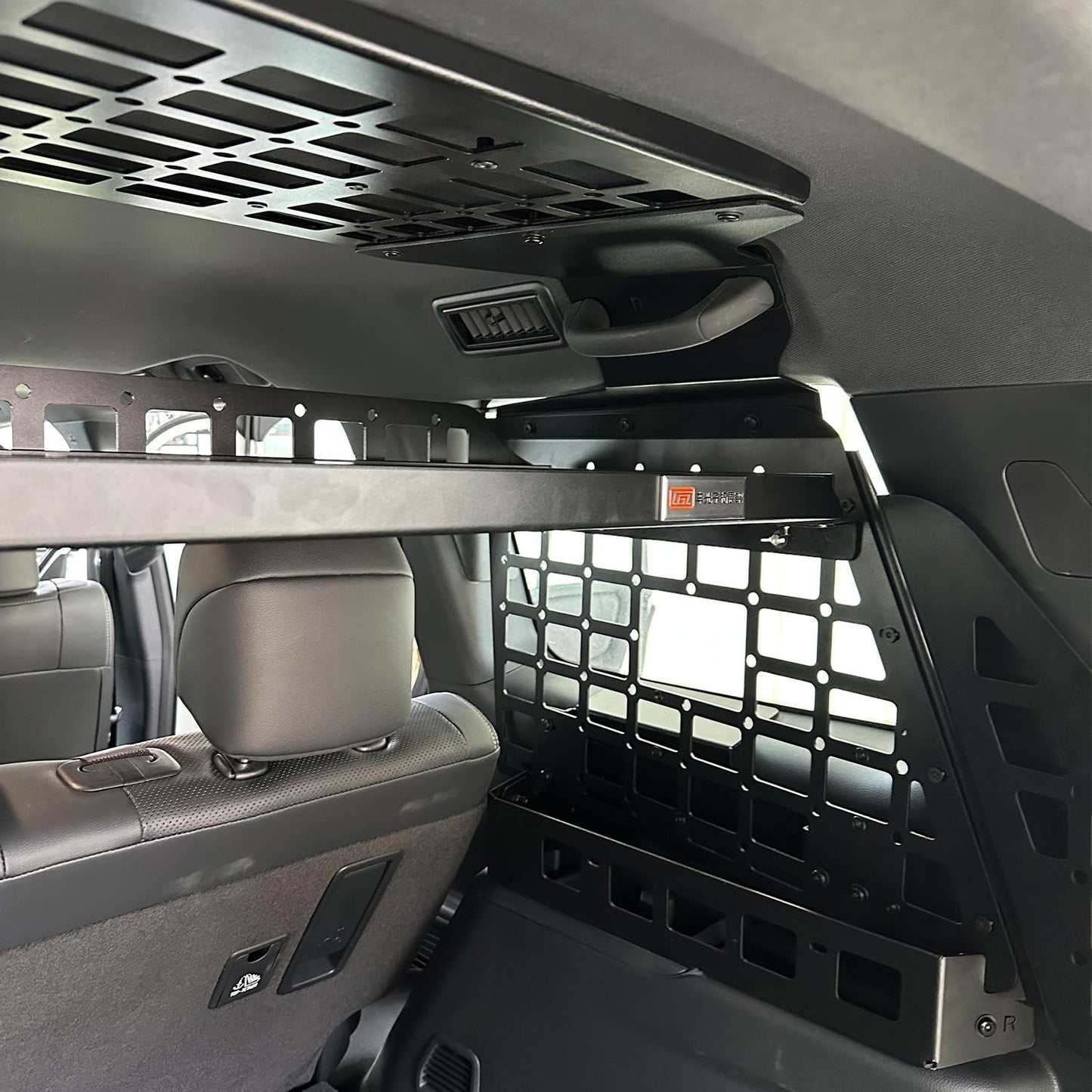 HIGH FLYING 2024 2025 2026 for Toyota Land Cruiser Prado LC250 Overhead Molle Roof Panels Shelf Storage Organizer Interior Rear Cargo Racks (Roof Shelf)