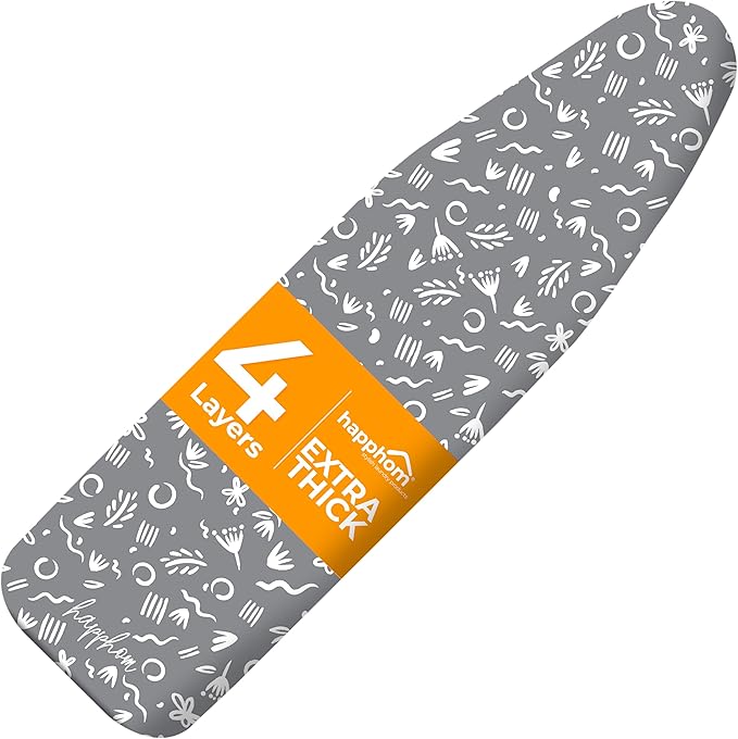 Ironing Board Cover and Pad Extra Thick Heavy Duty Padded Multiple Layers
