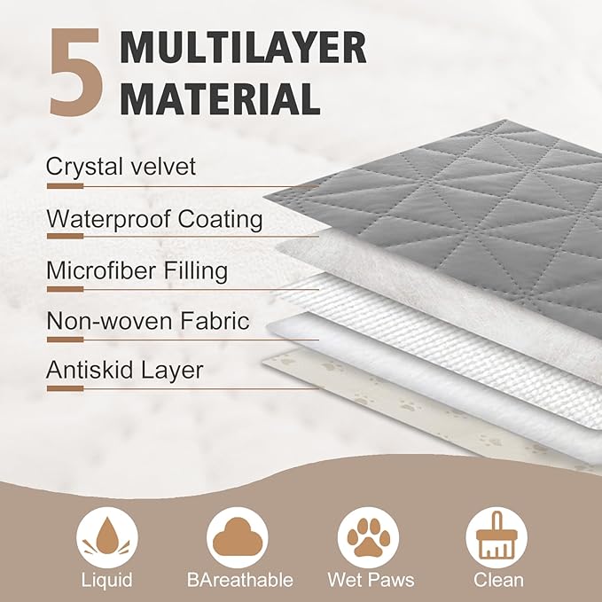 Ameritex Sofa Cover Waterproof for Seats Couch Cover for Dogs Pet Couch Cover