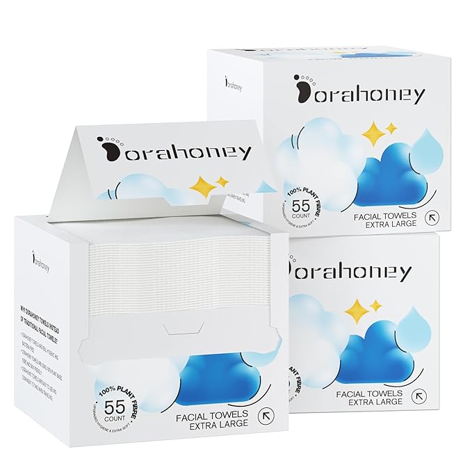 Disposable Face Towels, Ultra Soft Facial Towels