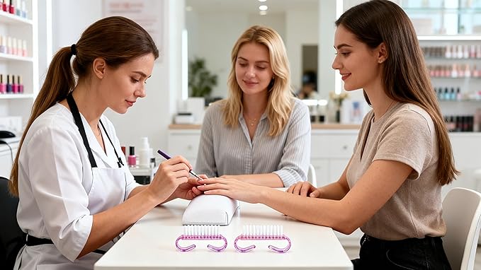 12-Pack Handle Grip Nail Brush, Fingernail Scrub Cleaning Brushes