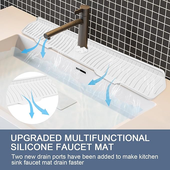 Faucet Guard - 90 Foldable Draining Mat
