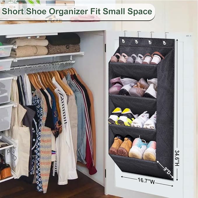 SLEEPING LAMB Over the Door Shoe Rack