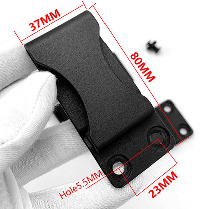 YCYU 2-Pack 2.1" Holster Clip for Universal Sheath Gun Kydex Holster Tactical Belt Clips for Holsters (#1)