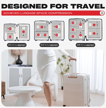 Travel Vacuum Storage Bags with Rechargeable USB Pump, 9 Pack Carry-On Size Compression Packing Bags for Luggage and Suitcase, Space Saver for Clothes and Clothing Travel