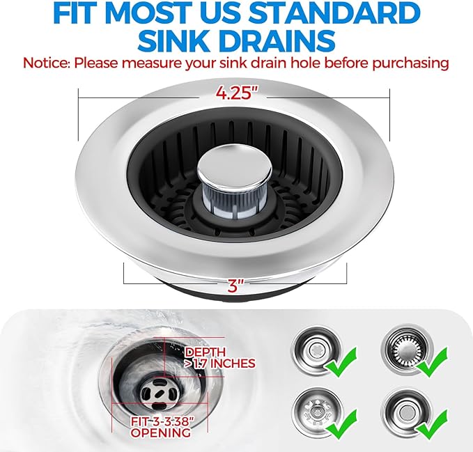 Kitchen Sink Drain Strainer