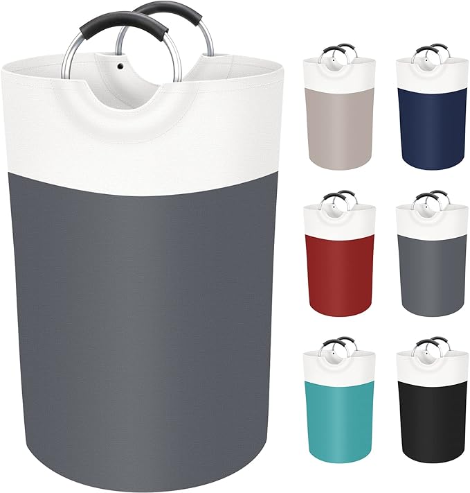 BlissTotes 75L Laundry Basket, Freestanding Laundry Hamper, Collapsible Dirty