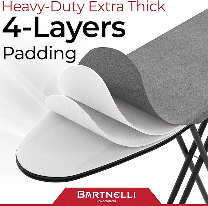 Bartnelli by Rorets Ironing Board Made in Europe | Iron Board