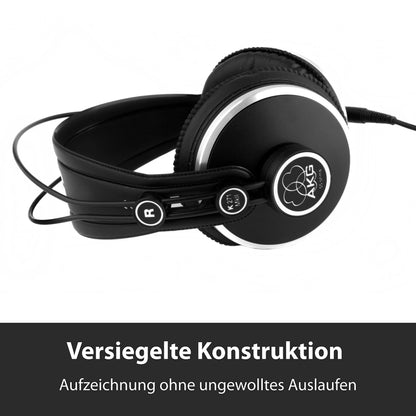 AKG Pro Audio K271 MKII Over-Ear, Closed-Back, Professional Studio Headphones, Black (2470X00190)