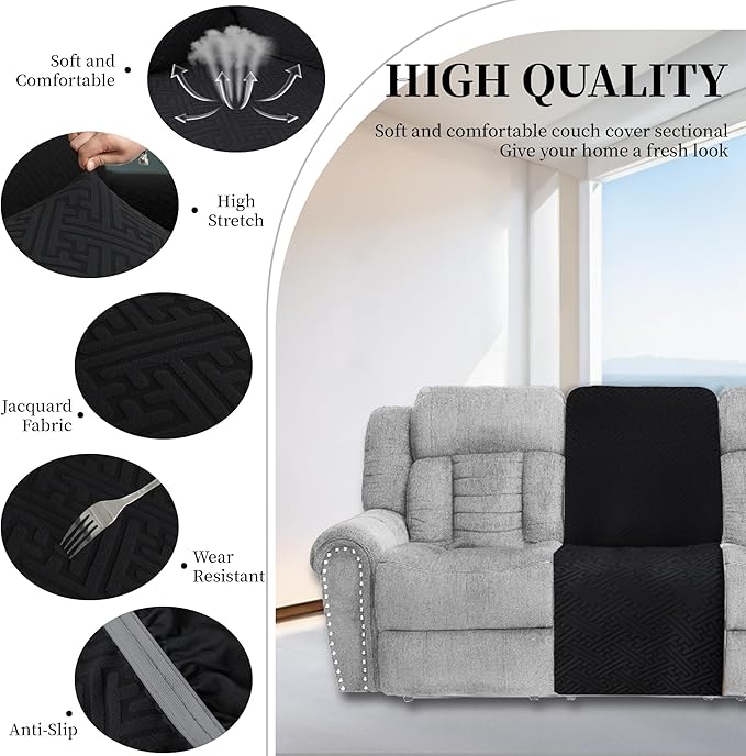 100% Waterproof Sectional Recliner Couch Covers