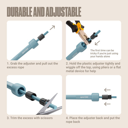 Adjustable Jump Rope for Fitness and Exercise – Skipping Rope for Cardio, Boxing, and Weight Loss – Speed Rope perfect for Men & Women