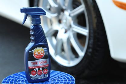 303 Products High Gloss Tire Shine And Protectant - Long Lasting, Water Based Formula - Lasts For Weeks - No Harmful Silicones - Lasts Weeks Not Days, 16 fl. oz. (30395CSR) Packaging May Vary