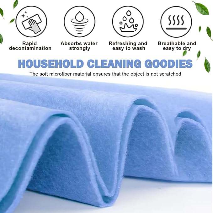 Ultra-Absorbent Miracle Cleaning Shammy, Super Absorbent Cleaning Cloth